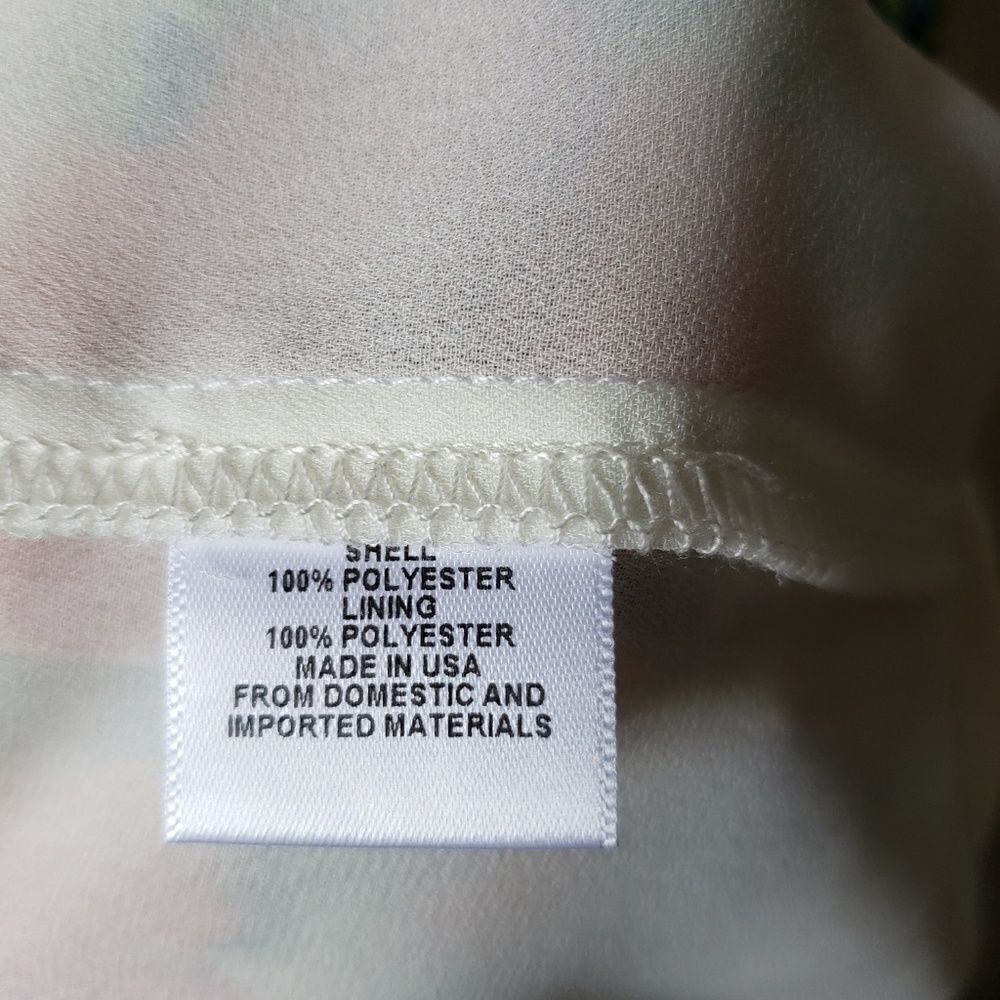 NWT WAYF FLORAL BUTTON DOWN DRESS L - Picture 8 of 8